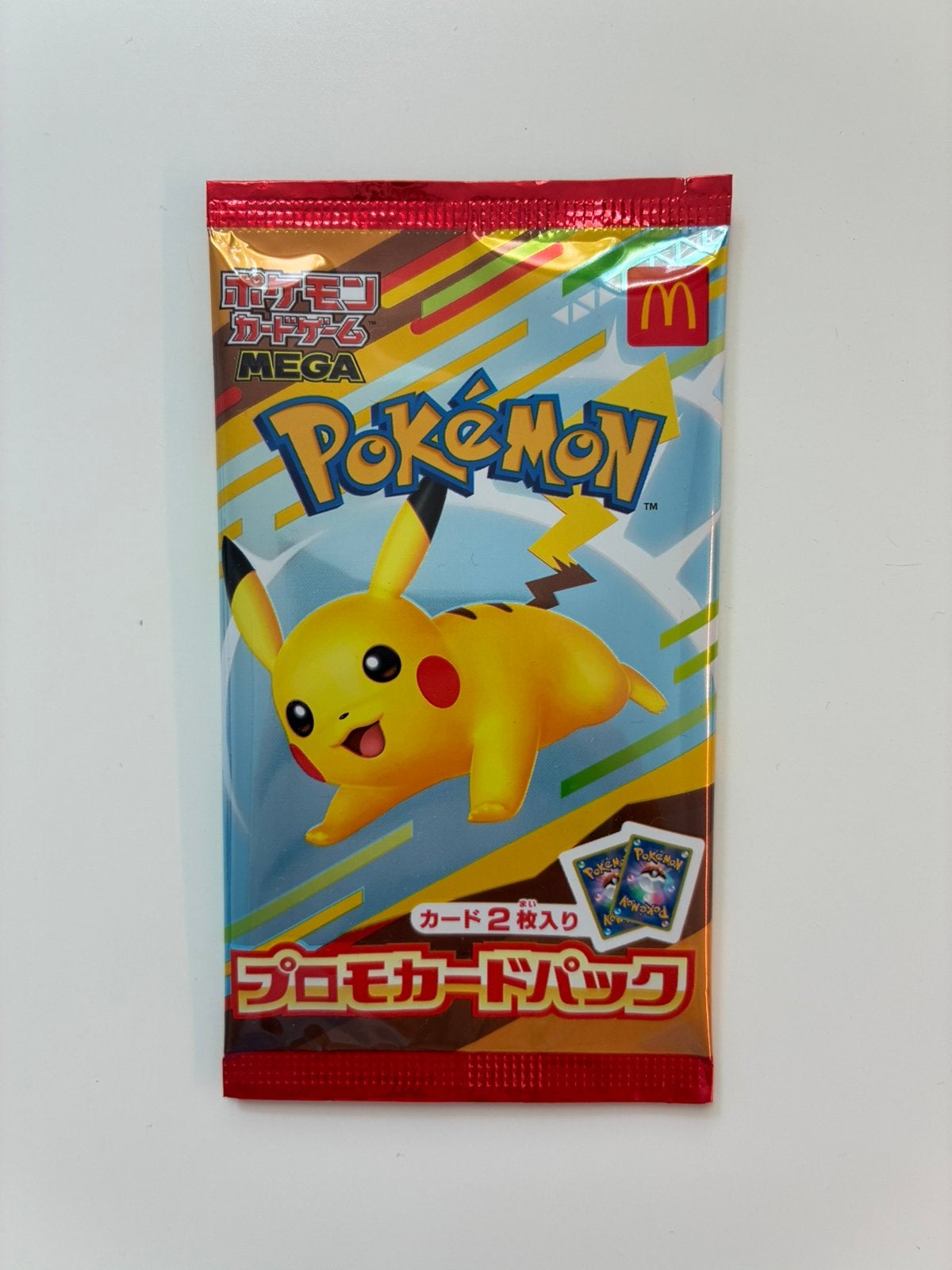 Pokémon Mcdonalds Pikachu Promo booster, Hobby en Vrije tijd, Ophalen of Verzenden, Zo goed als nieuw, Booster