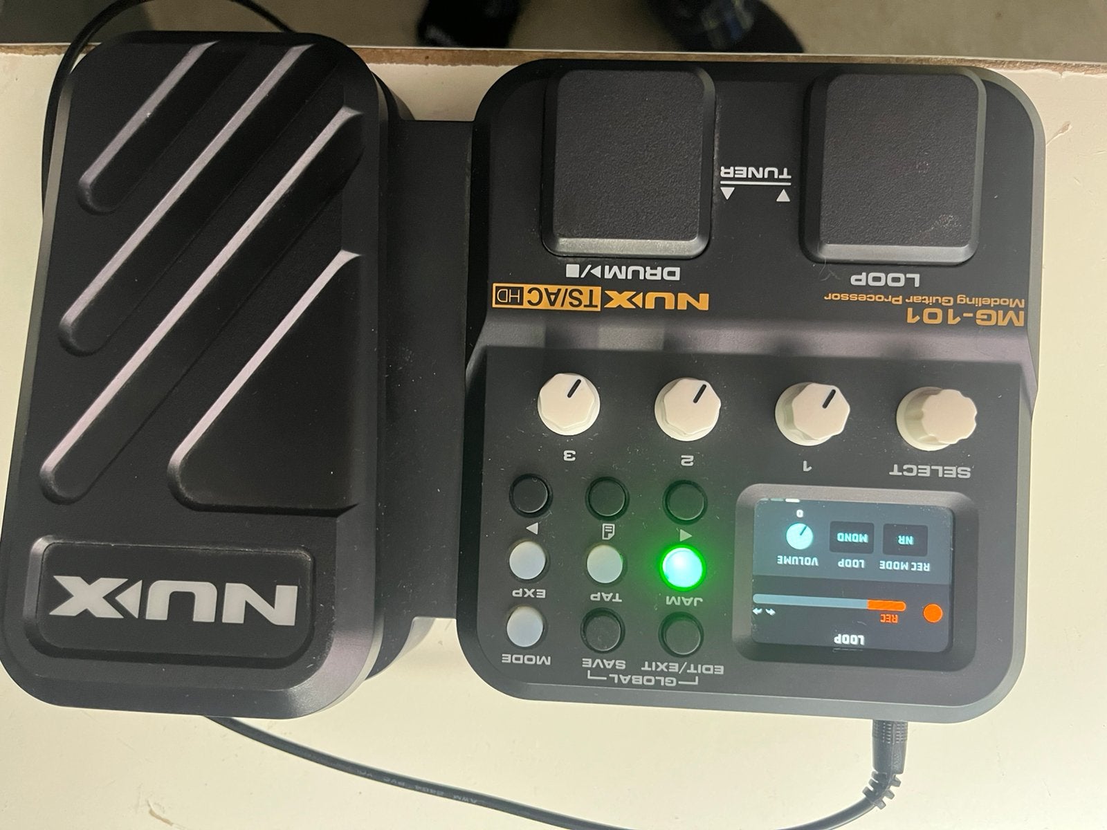 Processeur de modélisation pour guitare NUX MG-101, Musique & Instruments, Enlèvement ou Envoi, Comme neuf, Multi-effet