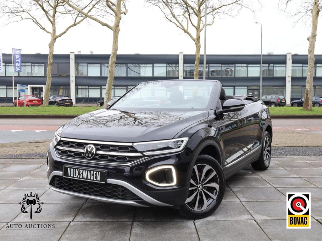 Volkswagen T-Roc Cabrio 1.5 TSI Virtual | Camera | Carplay/A, Autos, Volkswagen, Achat, Entreprise, Cabriolet, Noir
