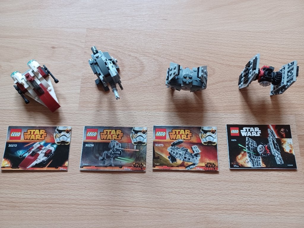 Lego Star Wars 4 mini-polybags 30272, 30274, 30275 en 30276, Ophalen, Star Wars, Lego, Inclusief instructies