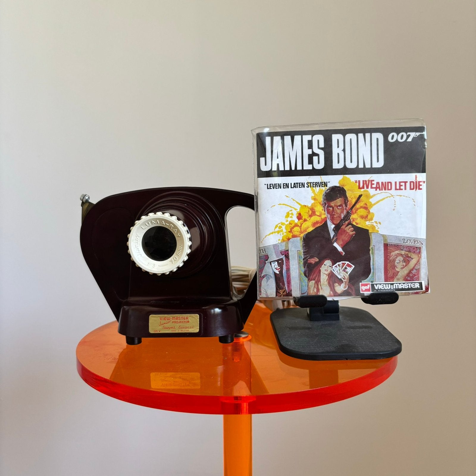 Projecteur junior Sawyer's View-Master + bobine James Bond, Enlèvement ou Envoi, Audio et Vidéo