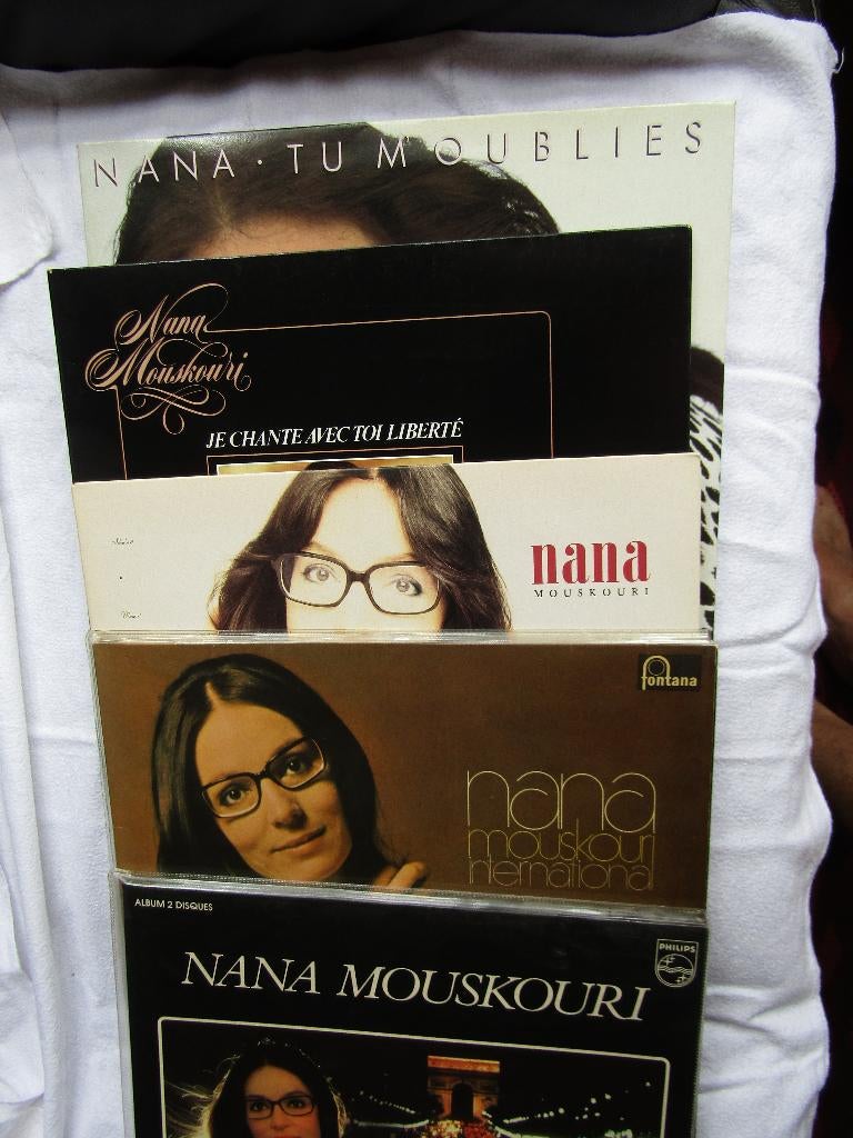 La merveilleuse voix de Nana MOUSKOURI, 7 disques Vinyles, 12 pouces, Enlèvement ou Envoi, 1990 - 1999, Comme neuf
