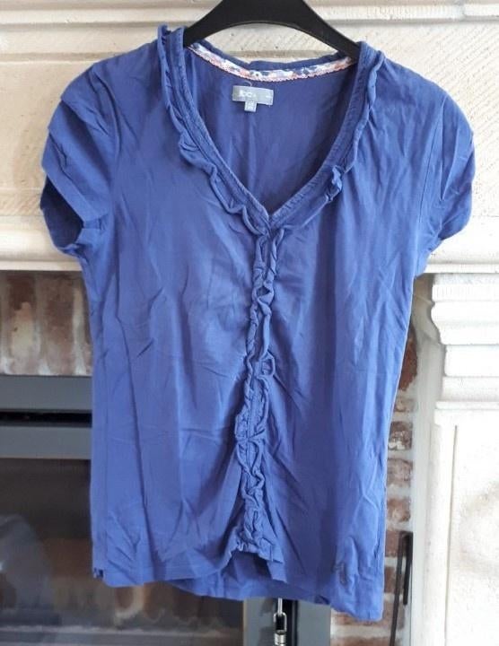 JBC - tshirt korte mouw -blauw - 170/176 - € 1.00, Kinderen en Baby's, Kinderkleding | Maat 170, Gebruikt, Shirt of Longsleeve