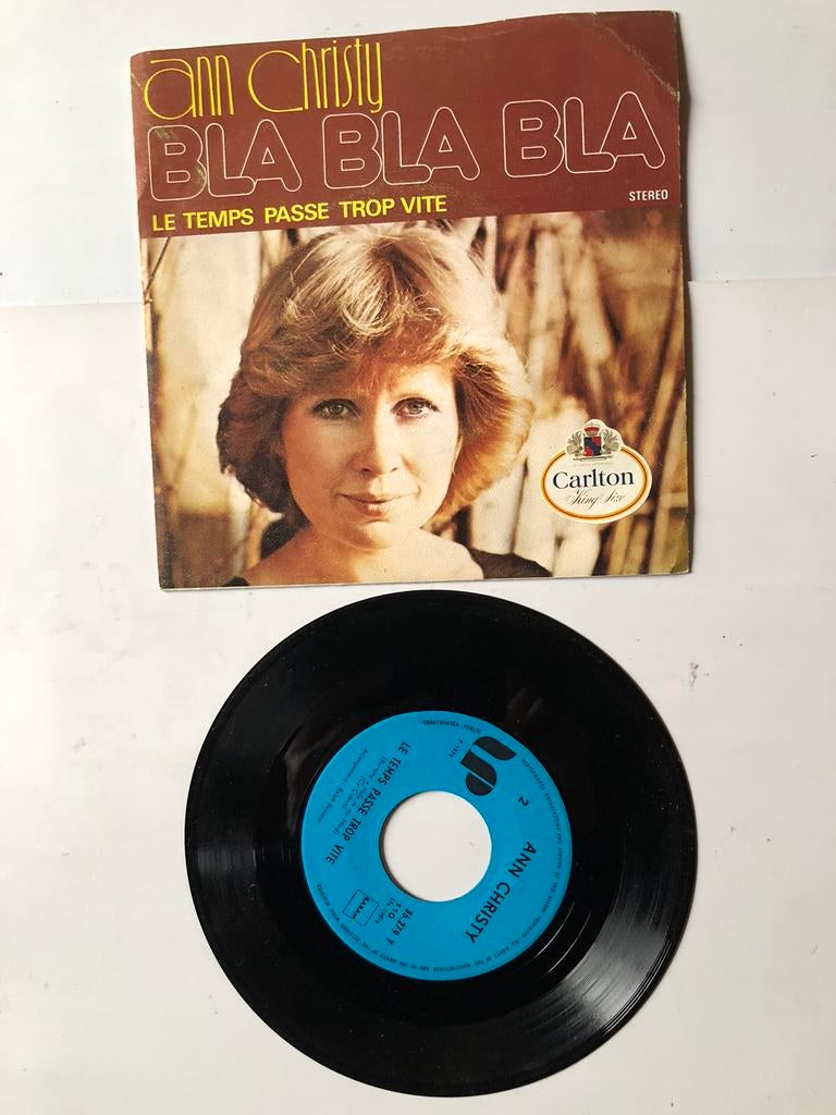 Ann Christy: bla bla bla ( 1975; belpop), Cd's en Dvd's, Vinyl Singles, Verzenden, Zo goed als nieuw