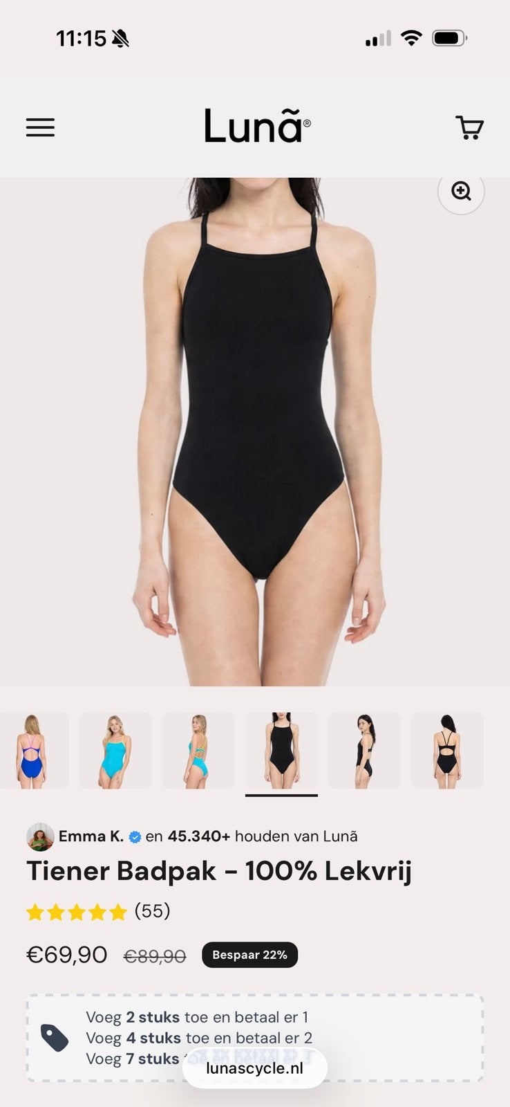 Menstruatiebadpak nieuw! 14-16 jaar, Kleding | Dames, Ophalen, Nieuw, Badpak