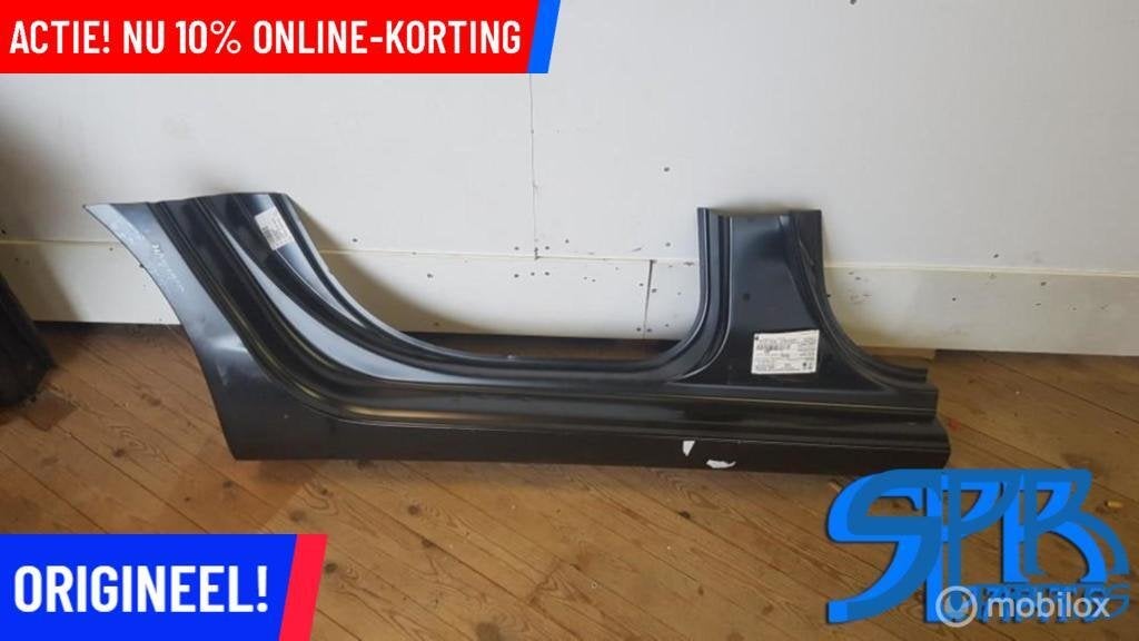 A6 RS6 4F Avant Rechts Dorpel B-Stijl Achter Midden Snijdeel, Audi, Enlèvement ou Envoi, Audi, Utilisé