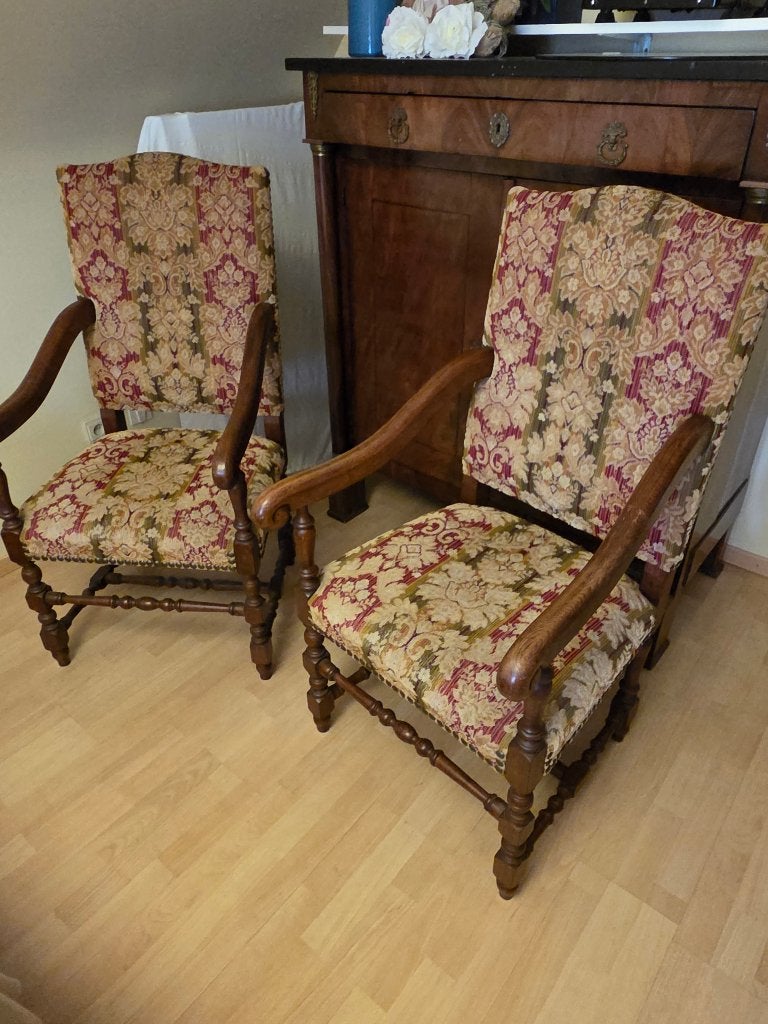 KASTEELSTOELEN, Ophalen, Gebruikt, Hout