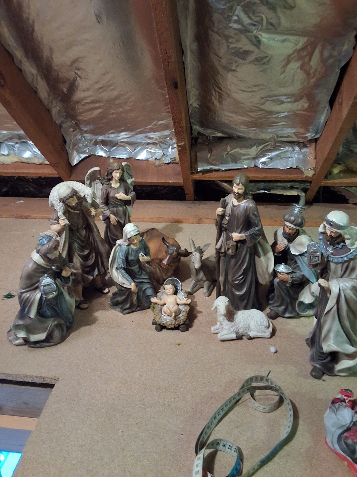 heel mooie grote kerst beelden, Enlèvement