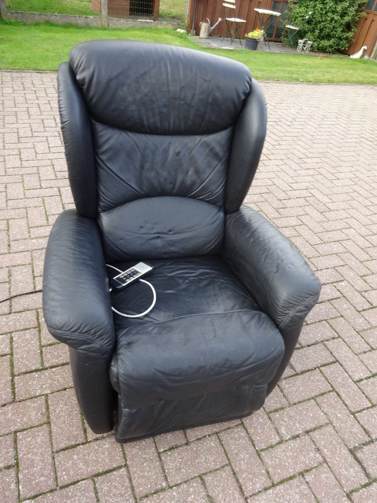 Fauteuil Relax, Maison & Meubles, Enlèvement, Utilisé, Cuir