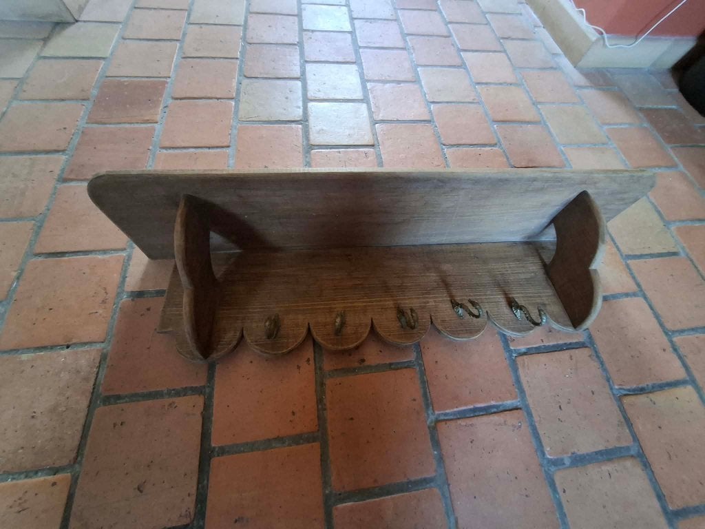 Porte manteau bois, Maison & Meubles, Enlèvement, Utilisé, Bois, Portemanteau mural