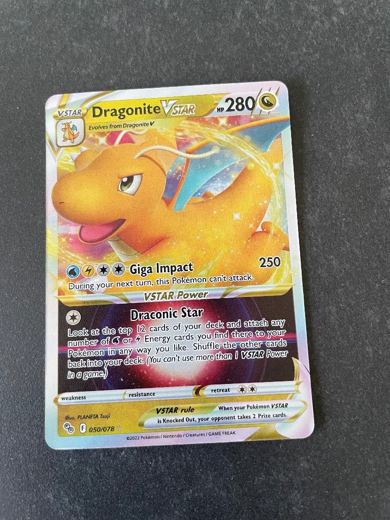 Pokemon kaart - Dragonite V star, Enlèvement, Neuf, Cartes en vrac