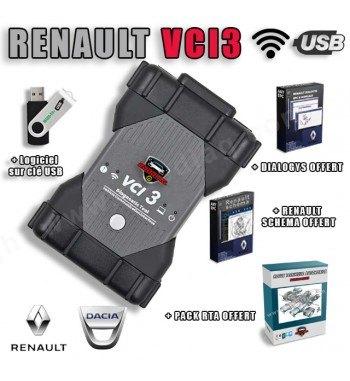 CANCLIP Kit de diagnostic VCI2 - VCI3 - AN2131QC + Reprog, Autos : Divers, Outils de voiture, Enlèvement ou Envoi, Neuf