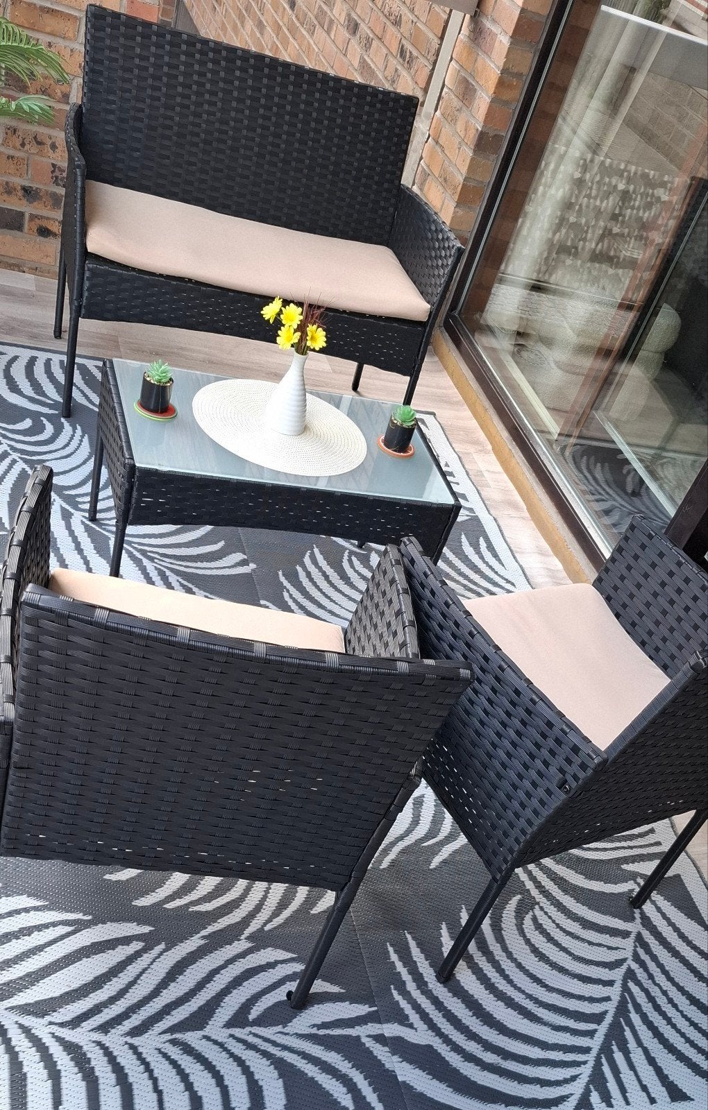 salon de jardin ensemble, Jardin & Terrasse, Enlèvement, 2 places