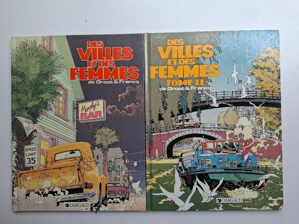 DES VILLES ET DES FEMMES TOMES 1 ET 2 SERIE COMPLETE TOUS EO, Série complète ou Série, Enlèvement ou Envoi, Comme neuf