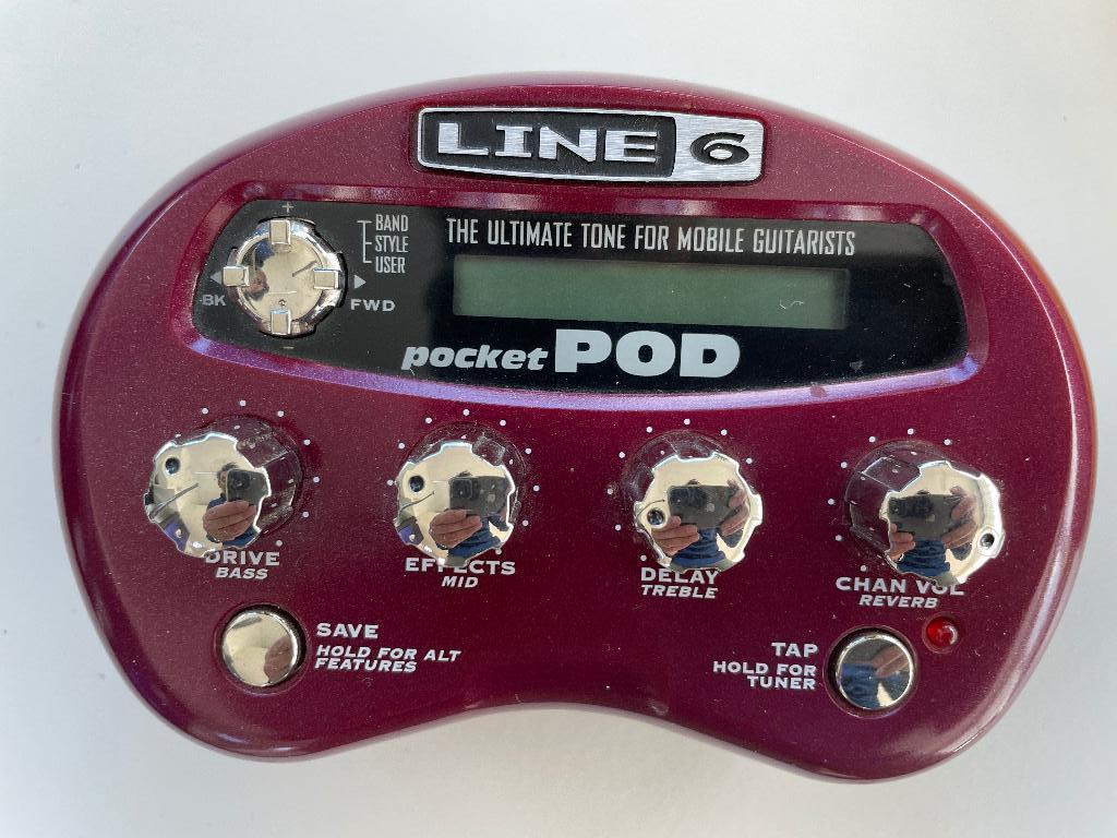 Multi pocket pod line 6 met hoofdtelefoon, Musique & Instruments, Enlèvement, Comme neuf, Volume