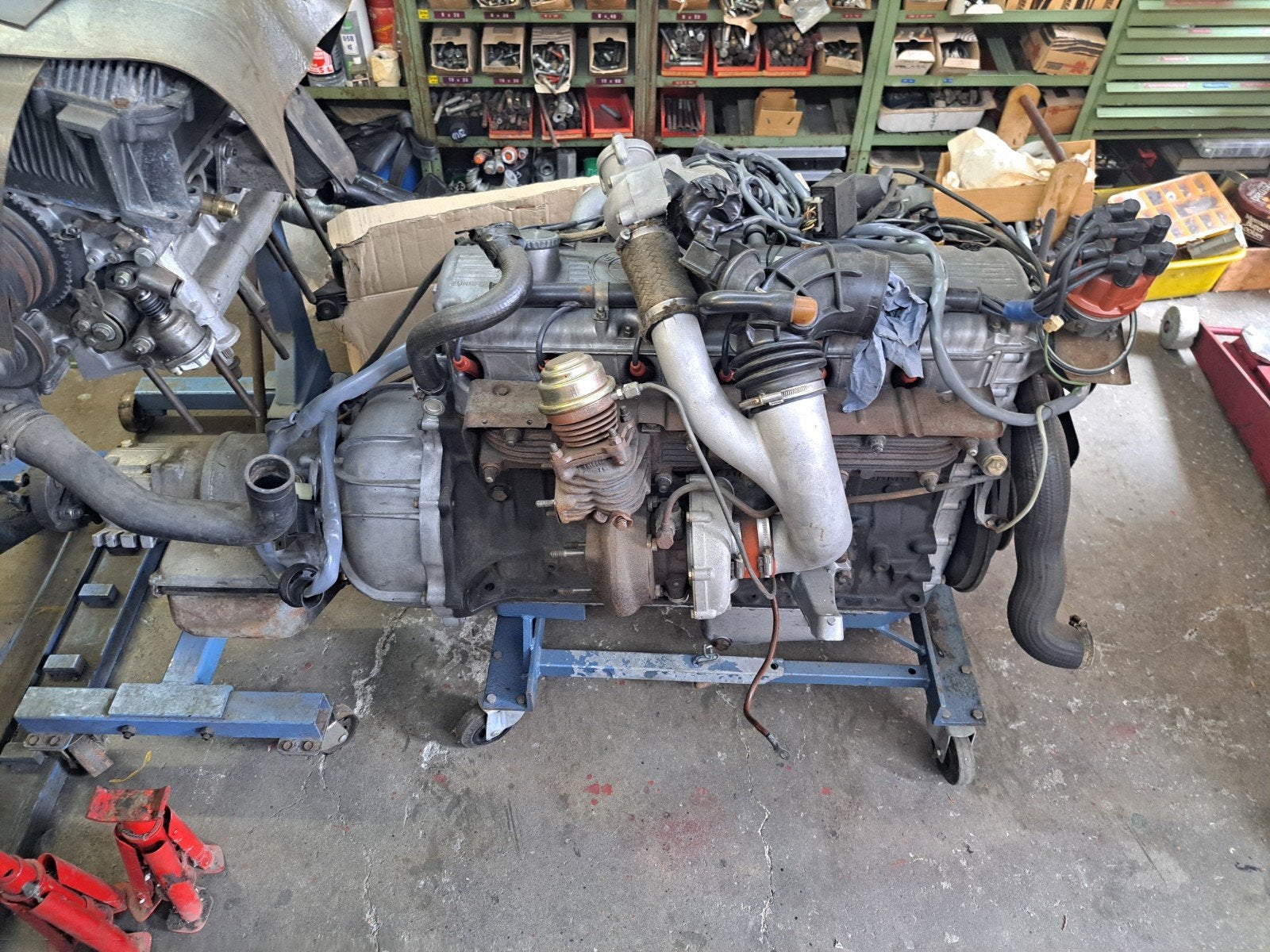 bmw motor 745i, Motoren, Ophalen, Gebruikt