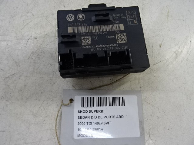 UNITE ELECTRONIQUE Skoda Superb (3TAA) (7N0959794), Autos : Pièces & Accessoires, Utilisé, Skoda