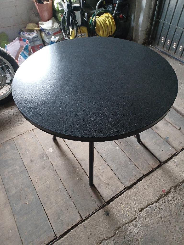 Tafel met 4 stoelen, Ophalen, Overige materialen, Gebruikt, 50 tot 100 cm