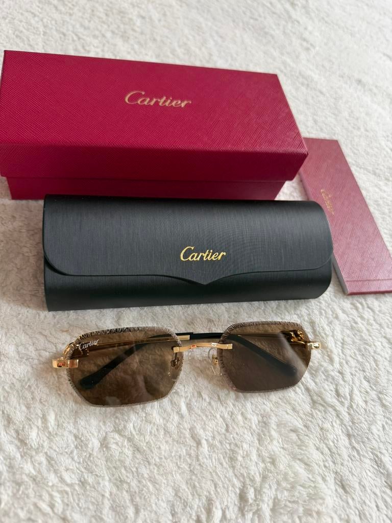 Lunettes Cartier, Bijoux, Sacs & Beauté, Lunettes de Soleil & Lunettes | Hommes, Enlèvement ou Envoi, Comme neuf, Lunettes