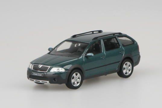 Schaalmodel Skoda Octavia Combi Scout island green metallic, Enlèvement ou Envoi