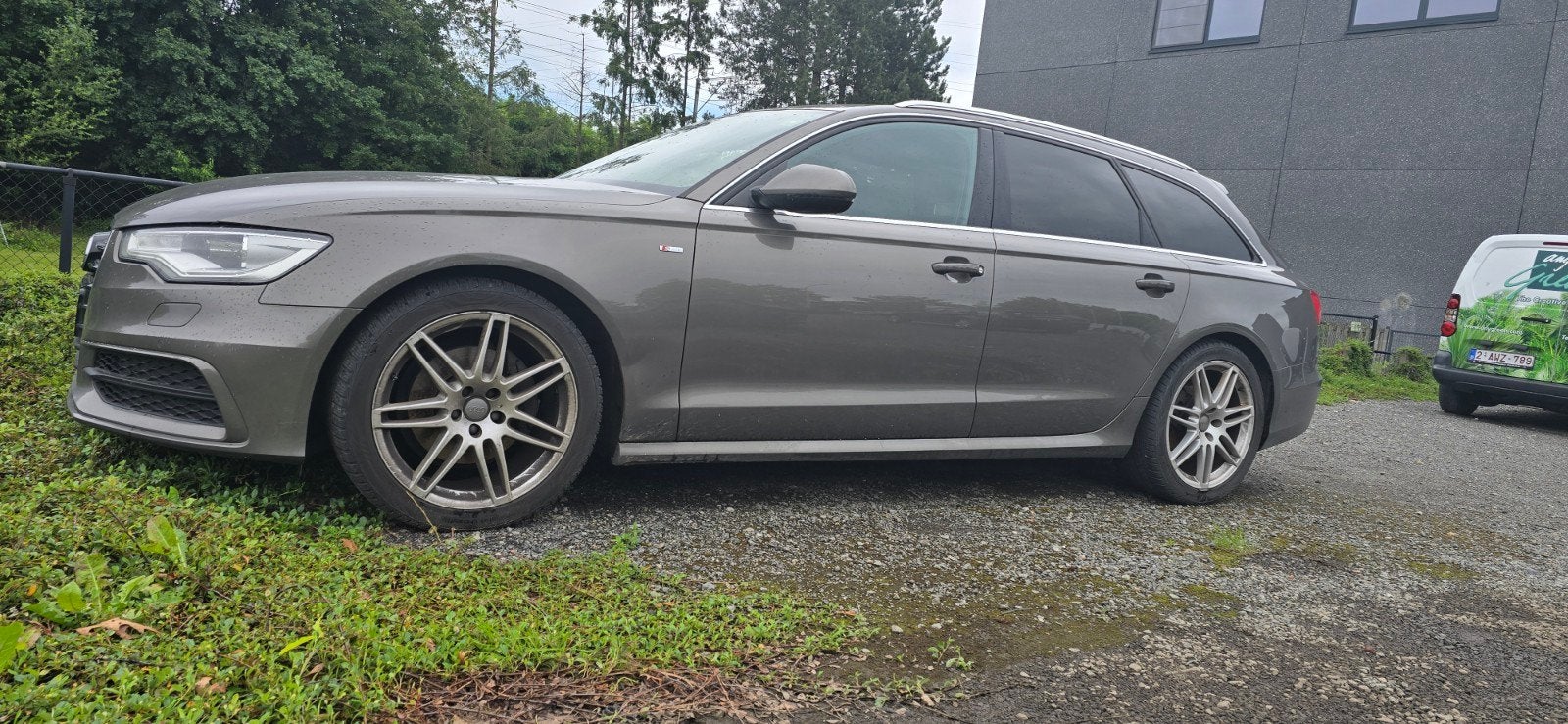 Audi A6 2.0 TDI Automaat, Auto's, Automaat, Euro 5, Zwart, Bruin
