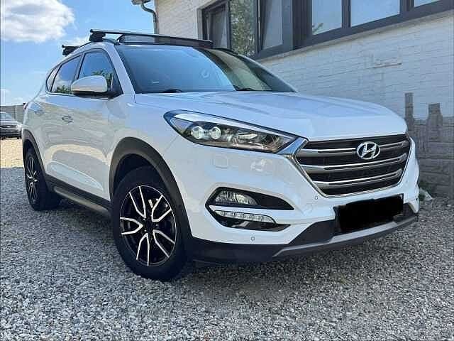 Hyundai TUCSON 2.0 CRDi 4WD Executive TOIT, Auto's, Hyundai, Automaat, 1995 cc, Wit, Tucson