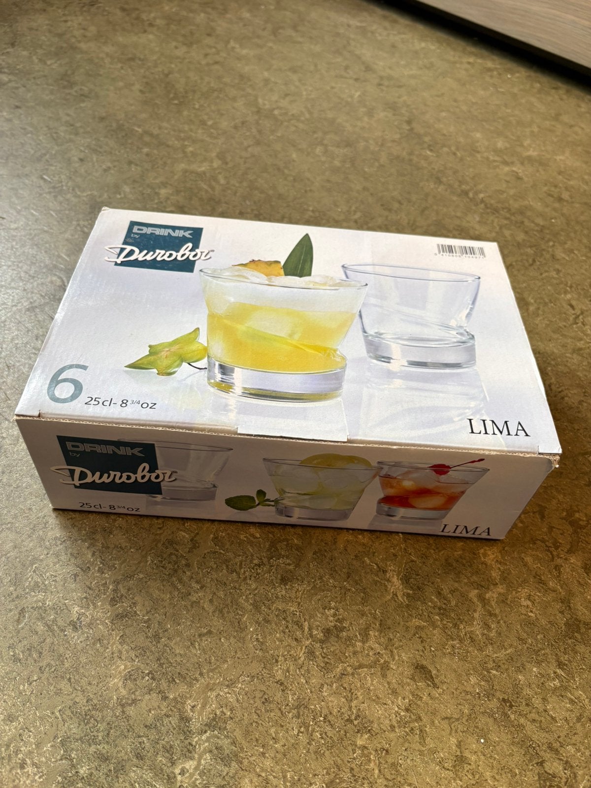 Set van 6 durobor “lima” tumbler/whiskyglazen (25cl), Enlèvement, Neuf, Autres types