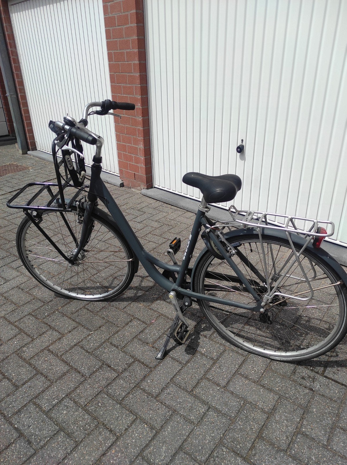 Oxford Fiets met rieten fietsmand, Ophalen