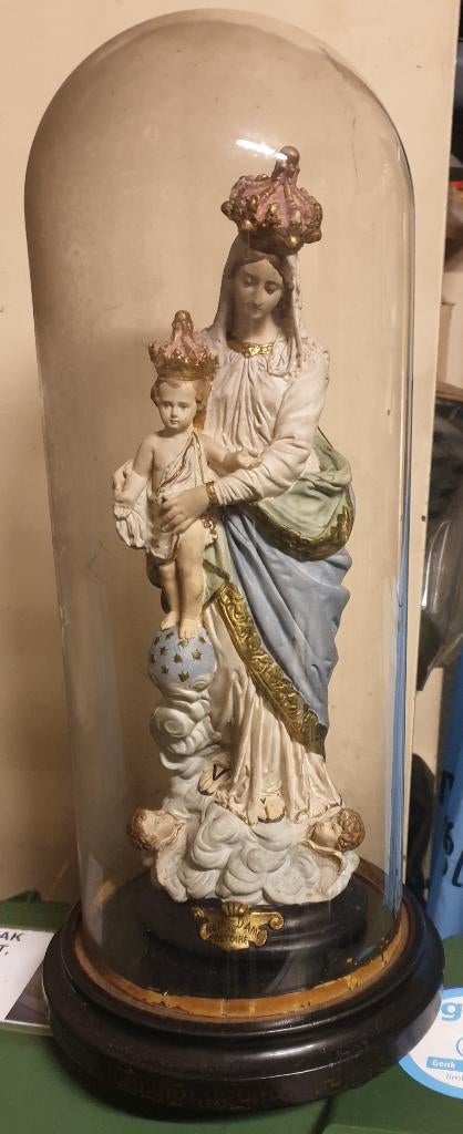 Maria en kind onder glazen stolp ongeveer 40 cm hoog, Enlèvement ou Envoi