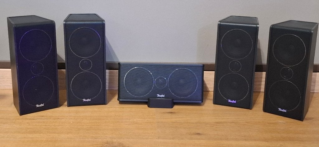 Teufel CS 35 FCR MK3 — Set de 5 haut-parleurs sans basses, TV, Hi-fi & Vidéo, Autres marques, Enlèvement ou Envoi, Utilisé, 70 watts ou plus