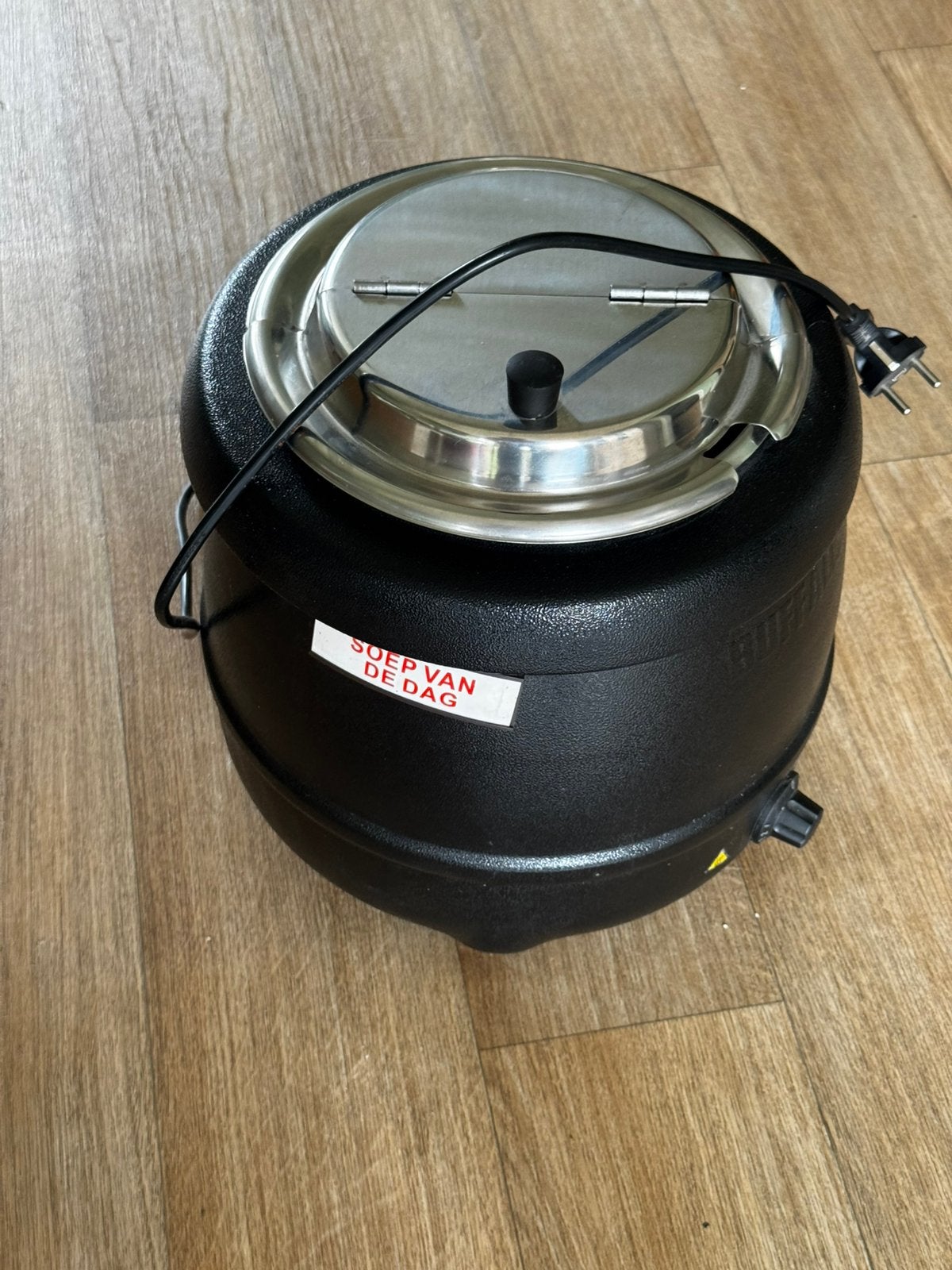 Buffalo Soepketel 10 Liter - Verstelbare warmteregelaar, Ophalen of Verzenden, Zo goed als nieuw