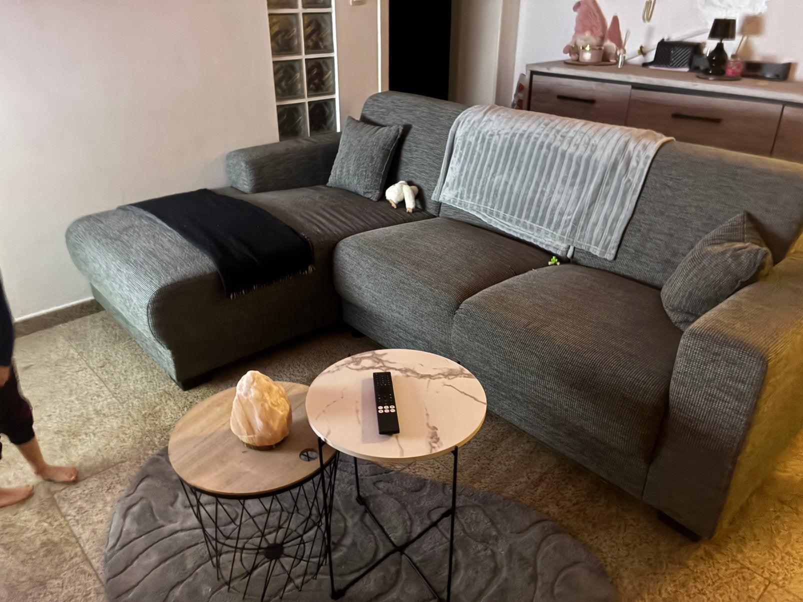 Fauteuil en très bon état avec méridienne à droite, Enlèvement, Comme neuf