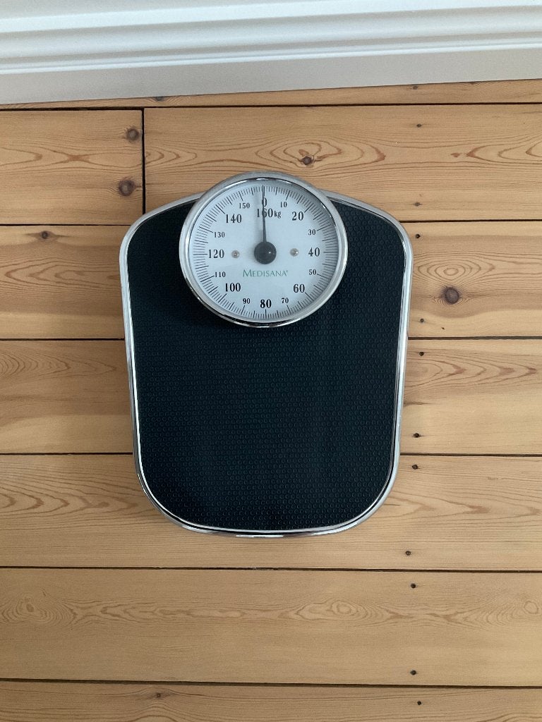 Retro personenweegschaal, Electroménager, Balances, 100 kg ou plus, Analogique, 500 grammes ou plus gros, Enlèvement