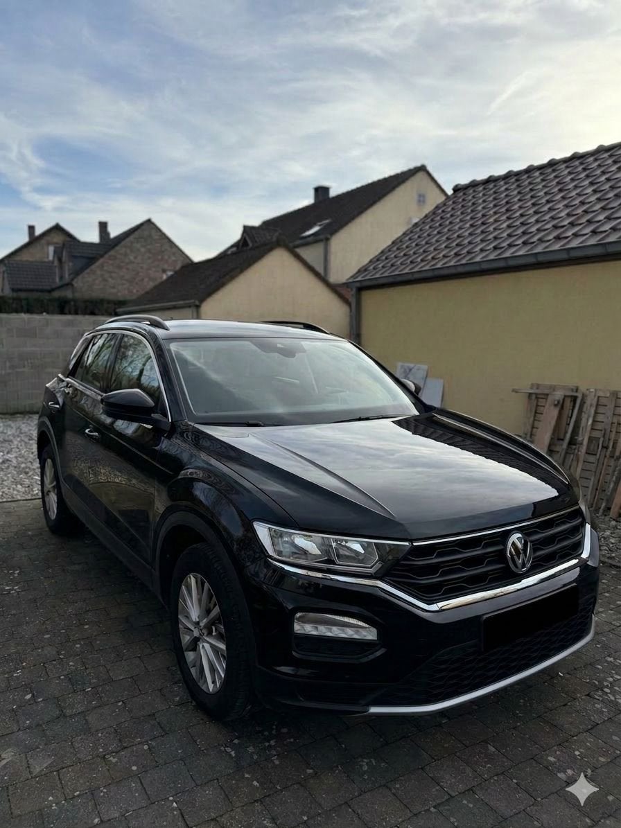 Volkswagen t-roc 2019 automatique, Achat, Euro 6, Carnet d'entretien, Noir