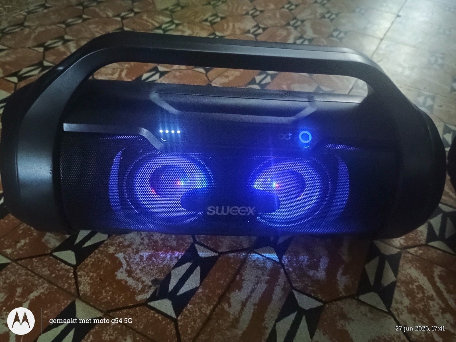 speaker box 60watt, Ophalen, Gebruikt, Draagbare speaker, Bluetooth