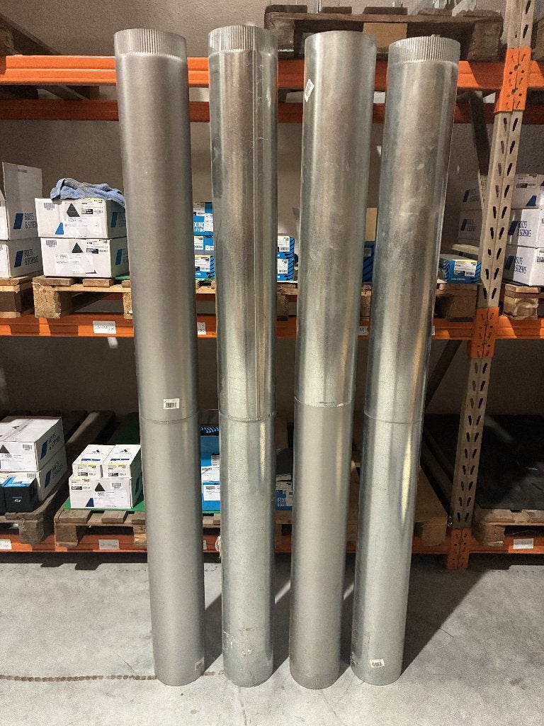 8x enkelwandige afvoerbuis dia.180mm x 1m, Doe-het-zelf en Bouw, Ophalen, Afvoer, 6 meter of meer, 80 mm of meer