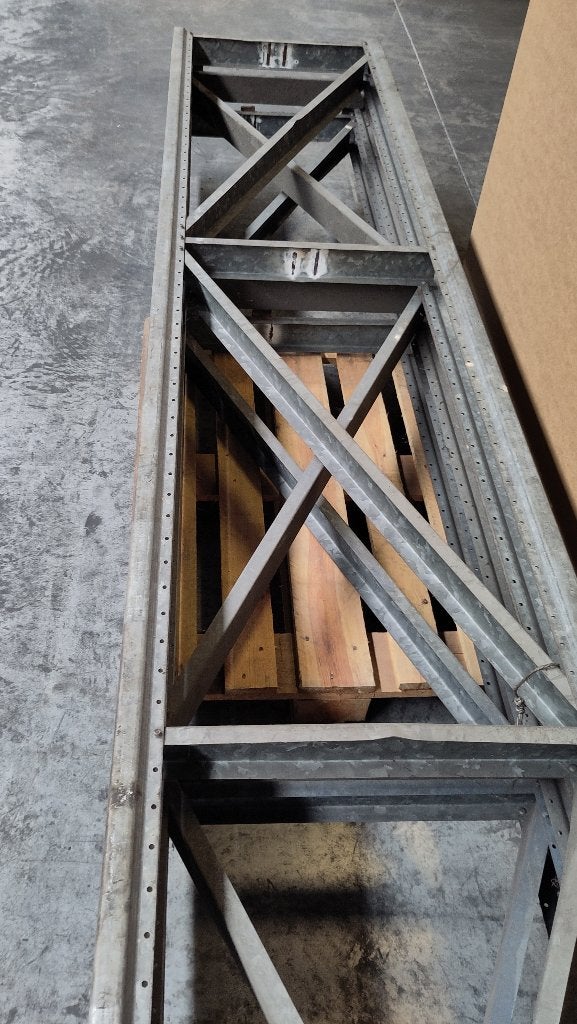 Palletstellingen 4 m hoog - 270 cm breed - complete stelling, Ophalen