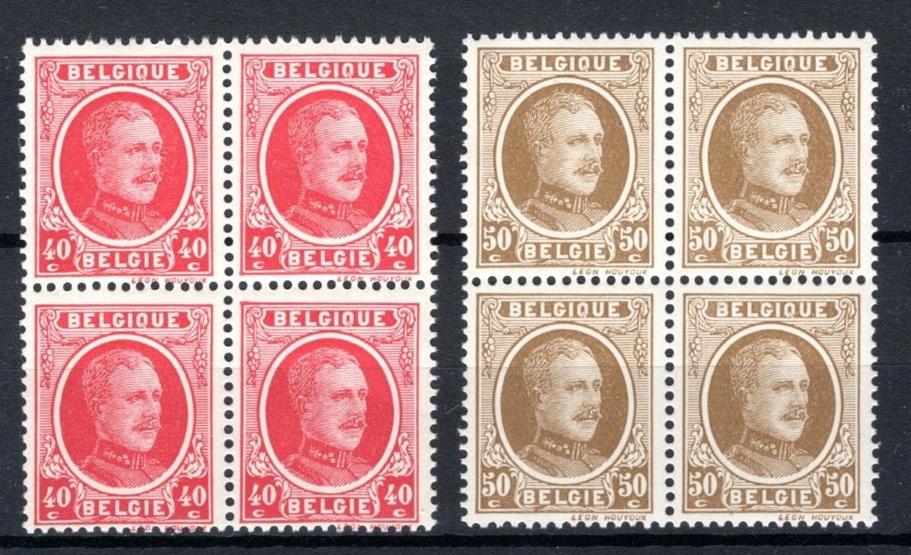 202/203 MNH 1922 - Z.M. Koning Albert 1 (4 stuks) -1, Verzenden, Postfris, Postfris