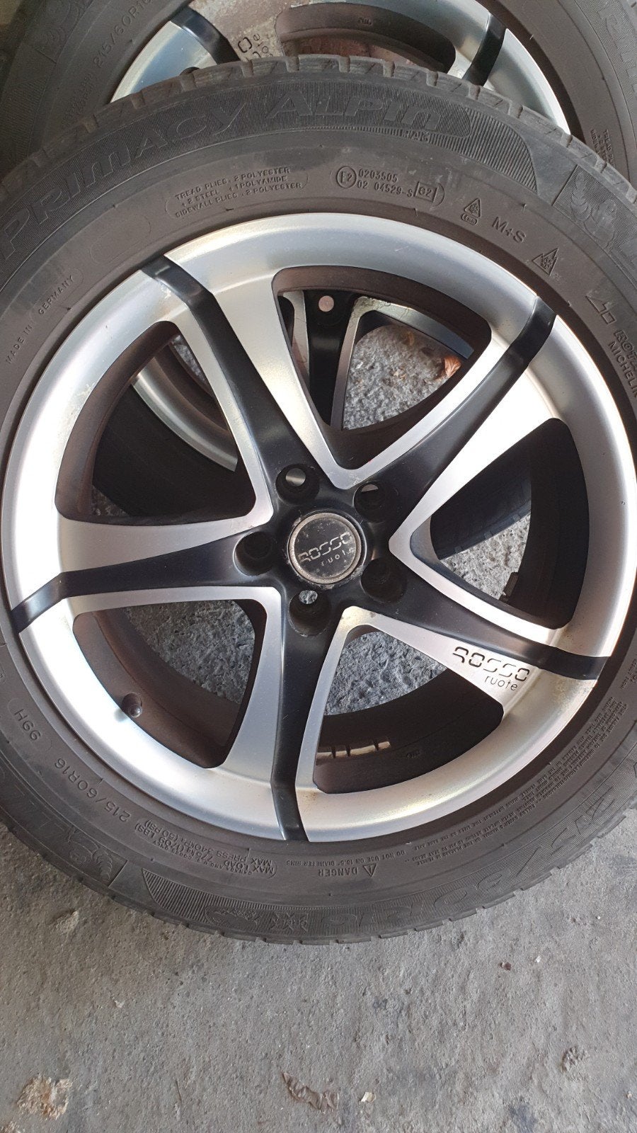 Rossa 16 inch stalen velgen met Michelin banden, Ophalen, 16 inch, Band(en)