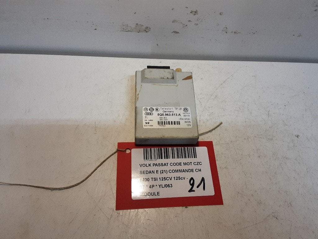 UNITE ELECTRONIQUE Volkswagen Passat (3G2) (5Q0963513A), Volkswagen, Mevr. I. Hauben, Utilisé, Rue de l'Espoir 34 34
4030  GRIVEGNÉE, BE