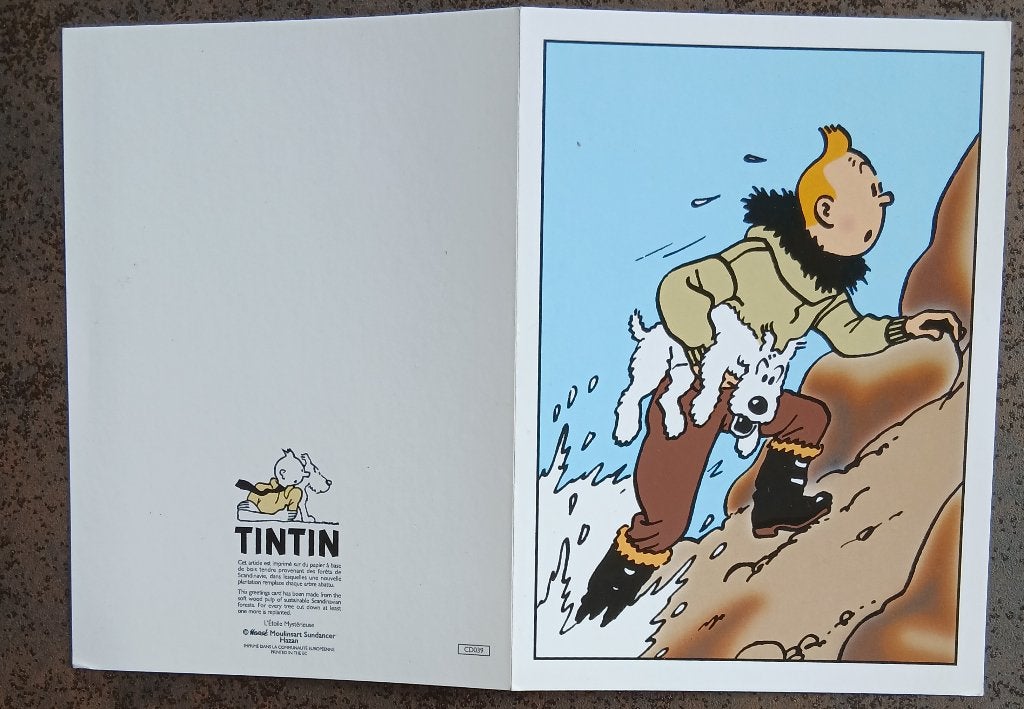Carte double Tintin, Enlèvement
