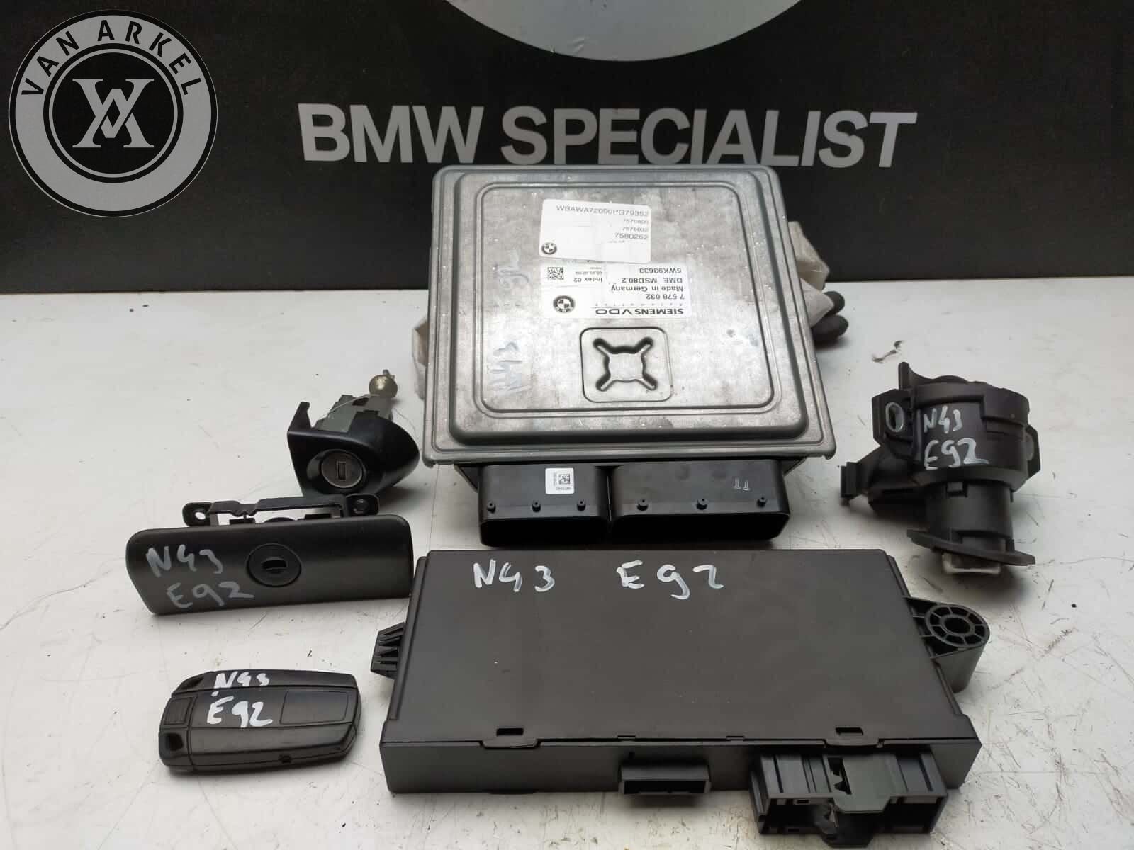 Bmw n43b20 motor computer set 7578032, -, Utilisé, -, Enlèvement ou Envoi