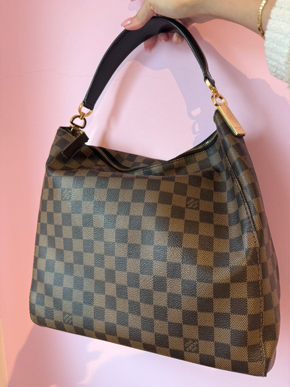 Louis vuitton portobello, Handtassen en Accessoires, Tassen | Damestassen, Ophalen of Verzenden, Gebruikt