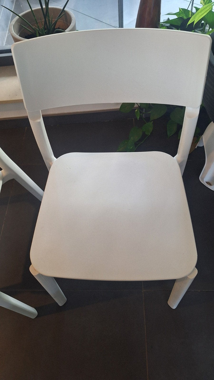 2 IKEA JANINGE stoelen – Zo goed als nieuw!, Huis en Inrichting, Ophalen, Zo goed als nieuw, Wit, Twee