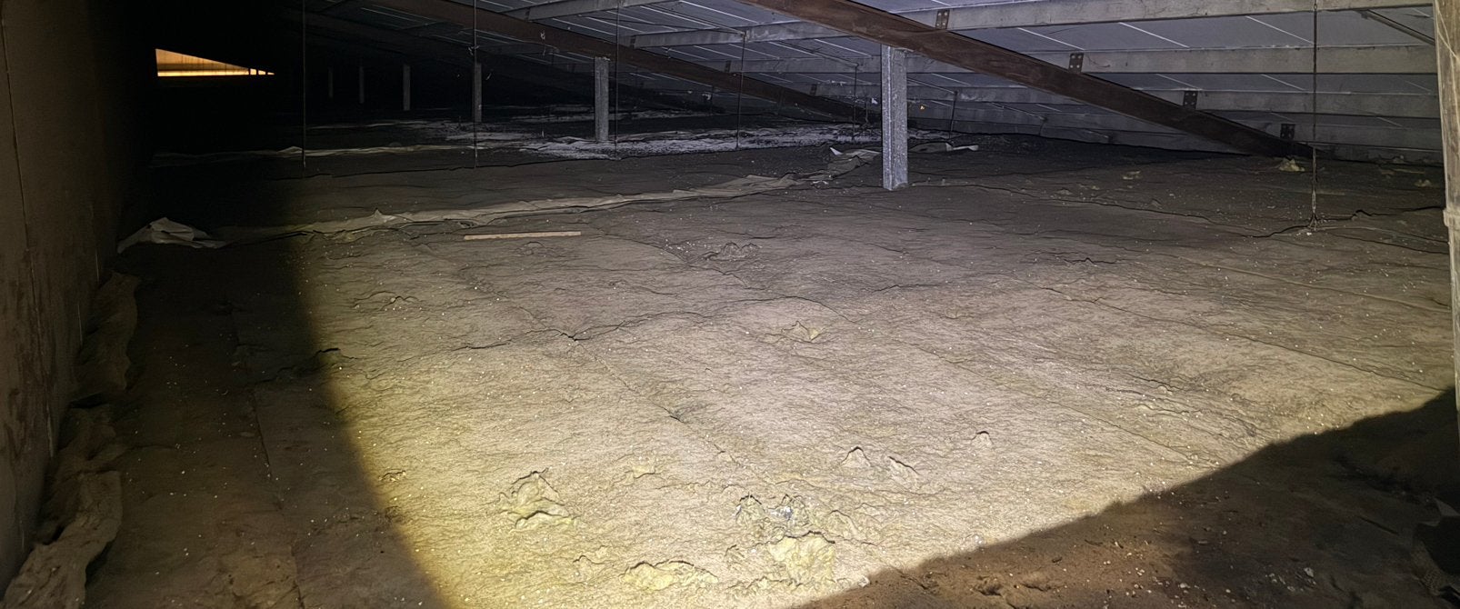 1400m2 gratis glaswol isolatie, Ophalen, Glaswol