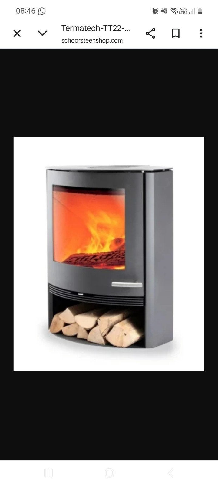 Thermatech T22 à vendre, Maison & Meubles, Comme neuf, Enlèvement, Bois, Autoportant