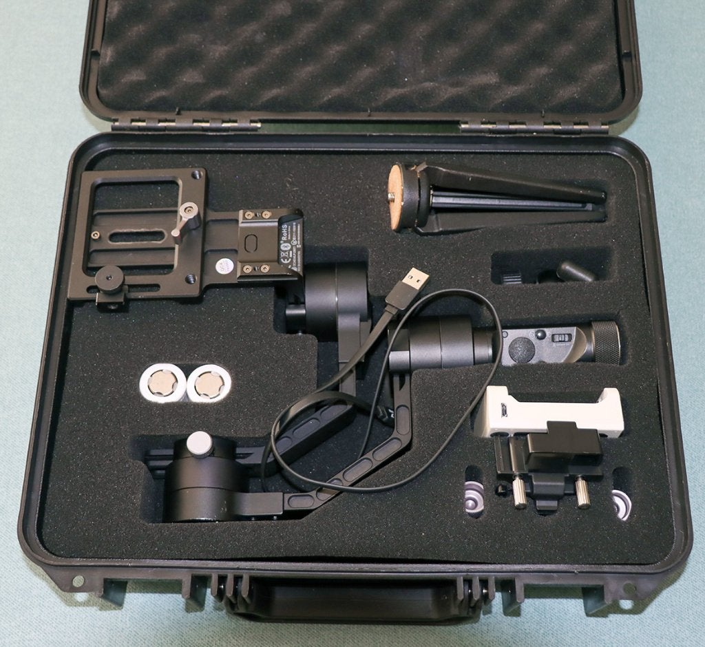 Zhiyun Crane in koffer - compacte gimbal voor camera's, Gebruikt, Gimbal, Ophalen of Verzenden, Zhiyun