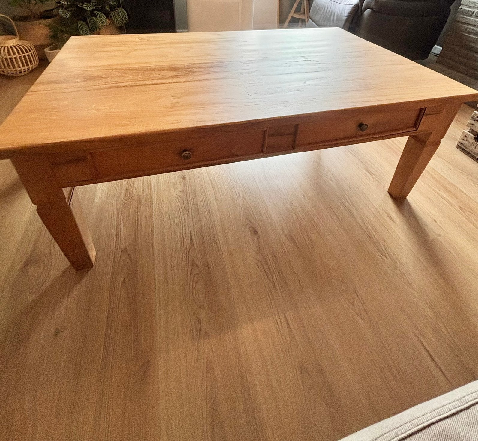 Teakhouten salontafel, Ophalen, Gebruikt, 5 – 50