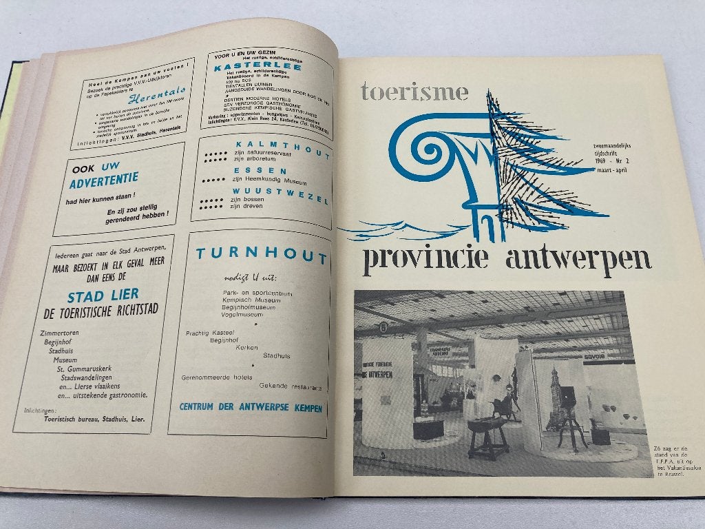 Magazines Toerisme Prov. Antwerpen 1969 Kempen, Lier, Turnho, Enlèvement ou Envoi, Utilisé, Diverse auteurs
