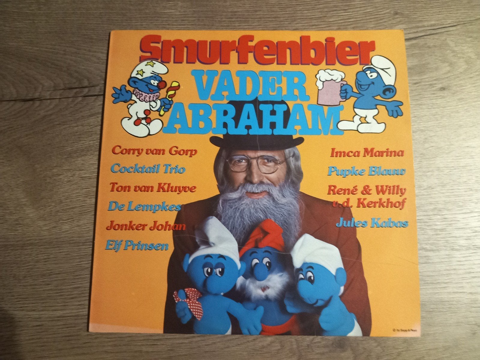 Vinyl LP Vader Abraham Smurfenbier Smurf Smurfen Smurfin, Ophalen of Verzenden, 12 inch, LP, Muziek